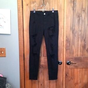H&M Black High Rise Women Jeans